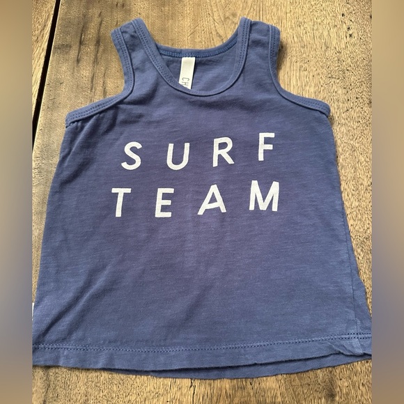 EUC Childhoods Clothing Surf Team Tank Top in Ink Blue Size 2T. - Picture 3 of 6